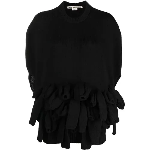 Round-neck Knitwear , female, Sizes: S - Comme des Garçons - Modalova