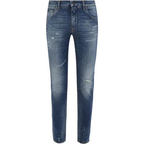 Premium Cotton Denim Jeans , male, Sizes: 3XL - Dolce & Gabbana - Modalova