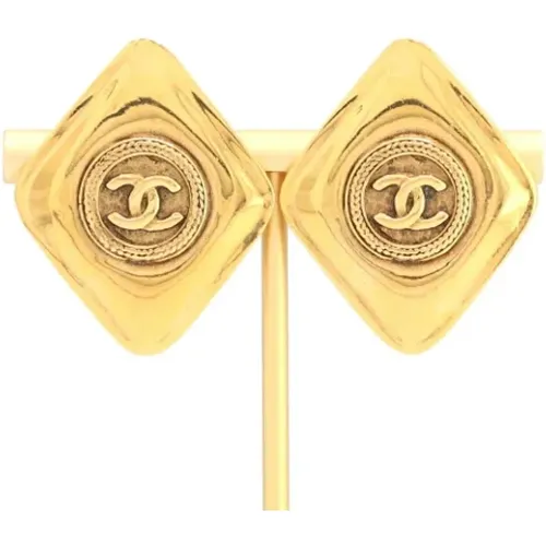 Pre-owned Metall ohrringe , Damen, Größe: ONE Size - Chanel Vintage - Modalova
