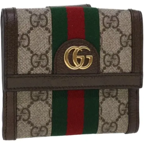 Pre-owned Leather wallets , female, Sizes: ONE SIZE - Gucci Vintage - Modalova