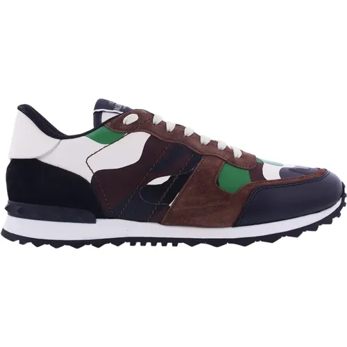 RockRunner Sneaker Braun/Grün , Herren, Größe: 43 EU - Valentino - Modalova