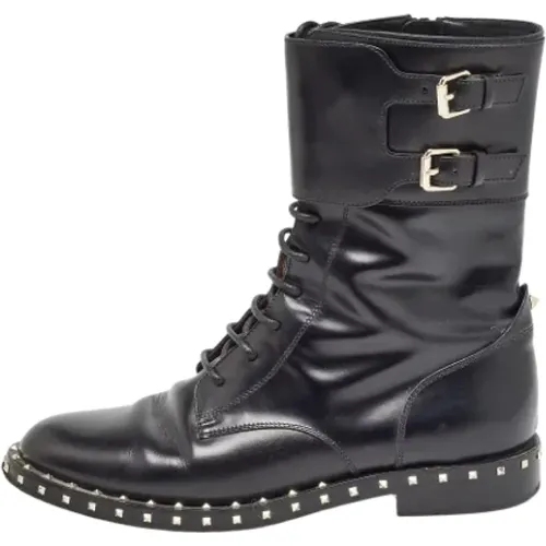 Pre-owned Leder boots - Valentino Vintage - Modalova