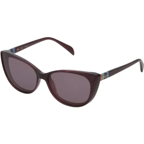 Rote Injizierte Sonnenbrille für Frauen - TOUS - Modalova