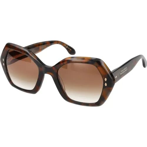 IM 0107/G/S Sonnenbrille,Havana/Braune Sonnenbrille,Schwarze/Graue Sonnenbrille - Isabel marant - Modalova