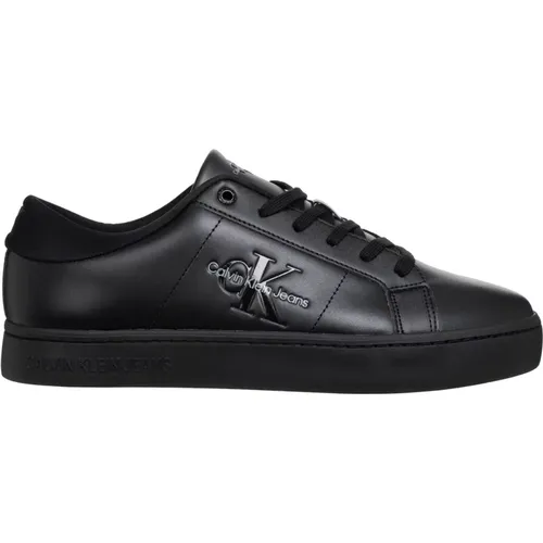 Plain Lace-Up Sneakers , male, Sizes: 11 UK - Calvin Klein Jeans - Modalova