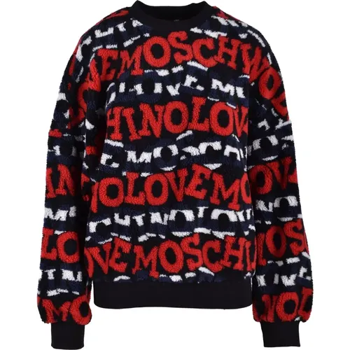 Sweatshirt für Frauen , Damen, Größe: L - Love Moschino - Modalova