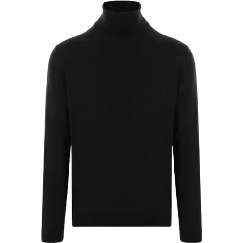 Merino Wool Turtleneck Sweater , male, Sizes: L, M, XL, 2XL - Roberto Collina - Modalova