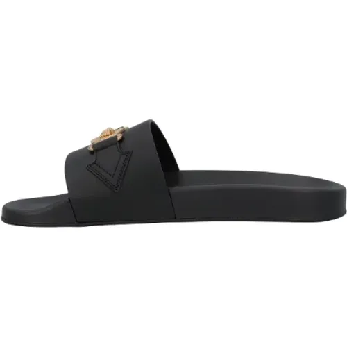 Leder flats Versace - Versace - Modalova