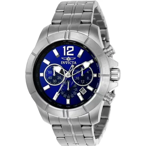 Blue Dial Quartz Watch Specialty Collection , male, Sizes: ONE SIZE - Invicta Watches - Modalova