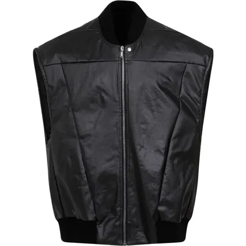 Cotton Vest Geometrical Quilted Pattern , male, Sizes: L, M, S - Rick Owens - Modalova