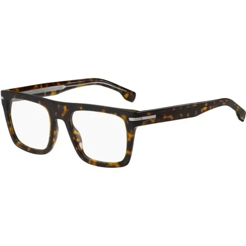 Classic Havana Frame Glasses , unisex, Sizes: 52 MM - Hugo Boss - Modalova