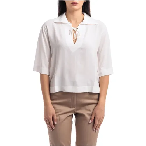 Tencel Shirt , female, Sizes: L - Seventy - Modalova