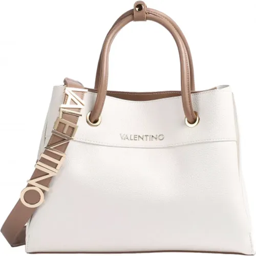 Rectangular Handbag with Gold Accents , female, Sizes: ONE SIZE - Valentino by Mario Valentino - Modalova