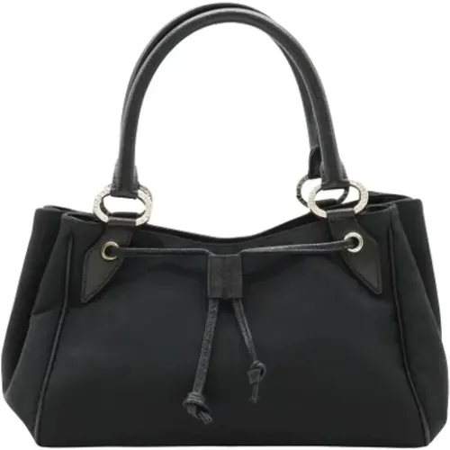 Pre-owned Canvas handbags , female, Sizes: ONE SIZE - Bvlgari Vintage - Modalova