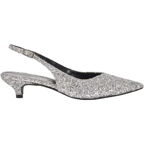 Glitter Pointed Toe Slingback Heels , Damen, Größe: 36 EU - Silvian Heach - Modalova
