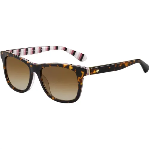 Charmine/S Sunglasses in Havana/ Shaded , female, Sizes: 53 MM - Kate Spade - Modalova