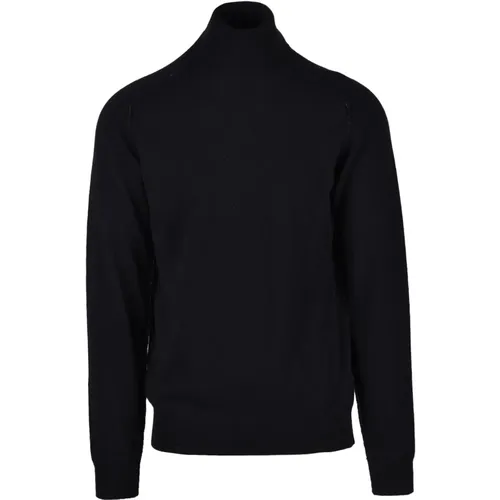 Wolle Kaschmir Strickpullover , Herren, Größe: L - Roberto Collina - Modalova