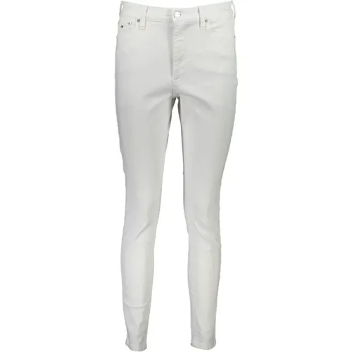 Weiße Skinny Jeans , Damen, Größe: W29 L30 - Tommy Hilfiger - Modalova