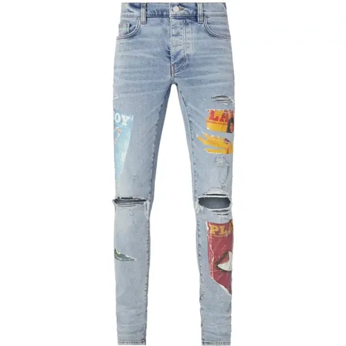 Slim-Fit Denim Jeans , Herren, Größe: W30 - Amiri - Modalova