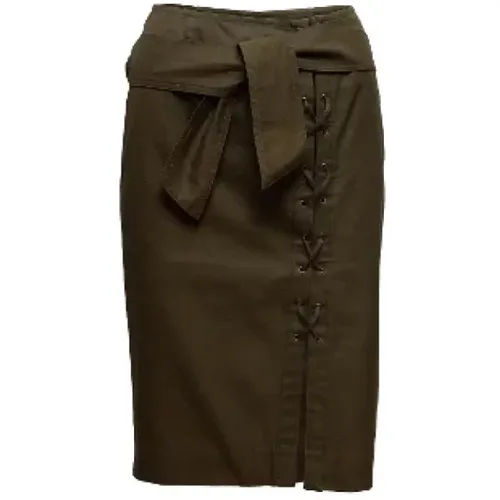 Pre-owned Fabric bottoms , female, Sizes: 3XL/4XL - Yves Saint Laurent Vintage - Modalova