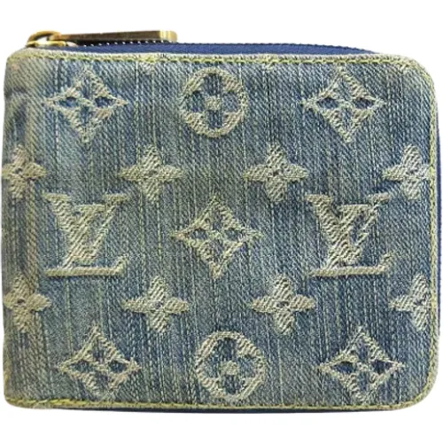 Pre-owned Denim wallets , female, Sizes: ONE SIZE - Louis Vuitton Vintage - Modalova