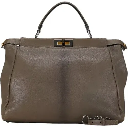 Pre-owned Leather handbags , female, Sizes: ONE SIZE - Fendi Vintage - Modalova