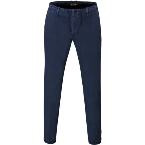 Leichte Denim Chino Hose Moorer - Moorer - Modalova