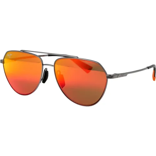 Waiwai Stylish Sunglasses for Sunny Days , male, Sizes: 53 MM - Maui Jim - Modalova