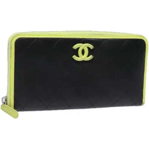 Pre-owned Leather wallets , female, Sizes: ONE SIZE - Chanel Vintage - Modalova