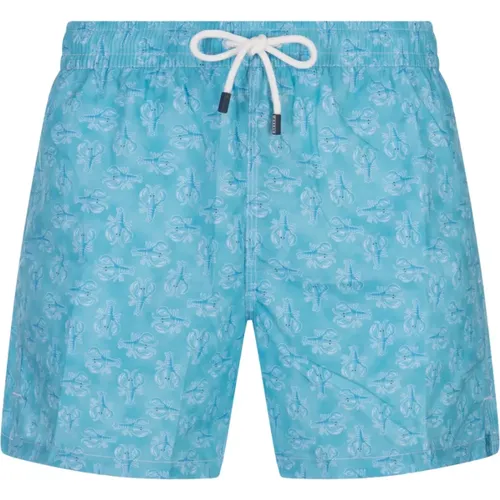 Lobster Swim Shorts , male, Sizes: XL - Fedeli - Modalova