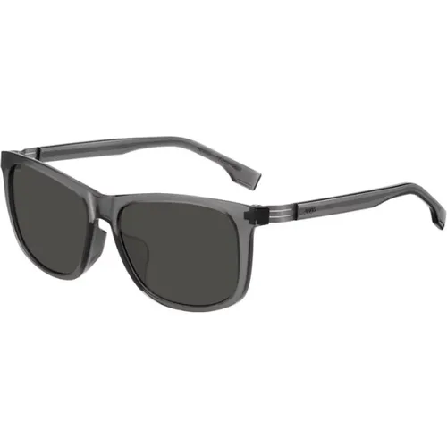 Grey Frame Sunglasses , unisex, Sizes: 59 MM - Hugo Boss - Modalova
