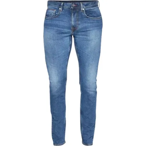 Flex Simone Indigo Denim Jeans , Herren, Größe: W38 - Tommy Hilfiger - Modalova