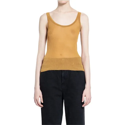 Scoop Neck Sleeveless Runway Style , Damen, Größe: XL - Max Mara - Modalova