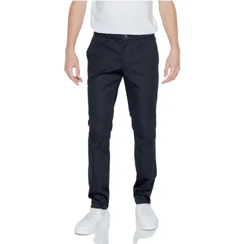 Zip Button Trousers Stylish Comfortable , male, Sizes: W29, W30, W34, W33, W31, W36, W32 - Armani Exchange - Modalova