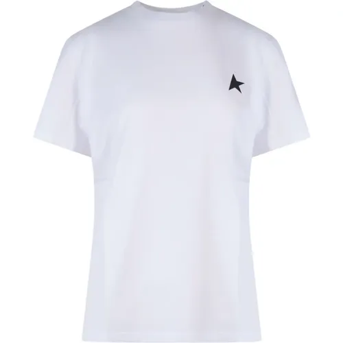 Iconic Star Cotton T-Shirt , female, Sizes: M, L, S, XS - Golden Goose - Modalova