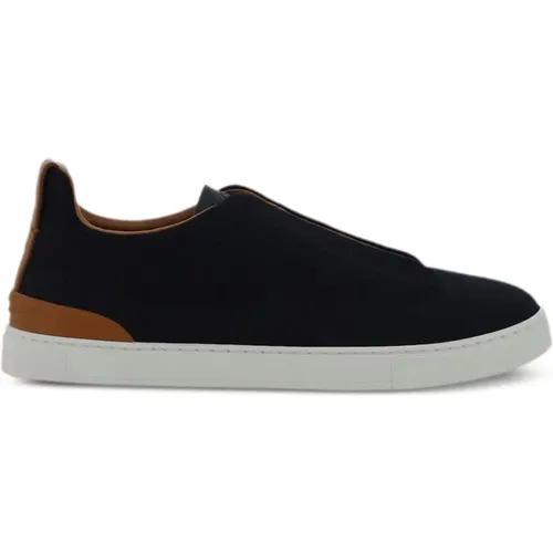 Triple Stitch Sneakers , male, Sizes: 11 UK, 9 UK, 9 1/2 UK, 7 UK, 8 1/2 UK - Ermenegildo Zegna - Modalova