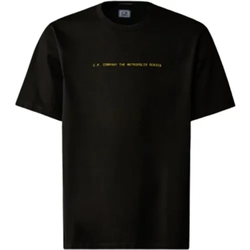 Grafik Badge T-Shirt - Metropolis Serie - C.P. Company - Modalova