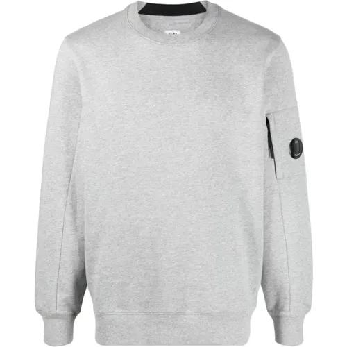 Stilvolles Patch Baumwoll-Sweatshirt , Herren, Größe: 2XL - C.P. Company - Modalova