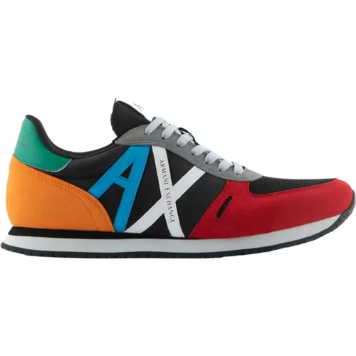 Low Top Sneakers , male, Sizes: 6 UK - Armani Exchange - Modalova