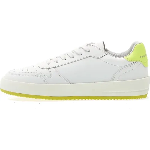 Mens Shoes Sneakers Bianco Ss24 , male, Sizes: 6 UK, 8 UK, 11 UK - Philippe Model - Modalova