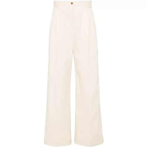 Stylische Double Pleats Hose - Maison Kitsuné - Modalova