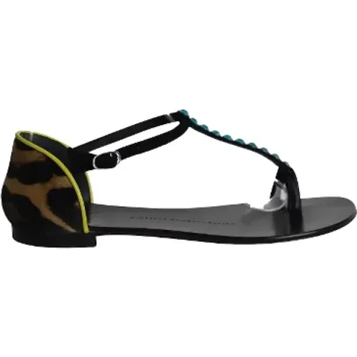 Pre-owned Leather sandals , female, Sizes: 3 UK - Giuseppe Zanotti Pre-owned - Modalova