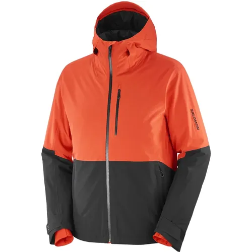 Cherry Tomato Highland Jacket , Herren, Größe: L - Salomon - Modalova