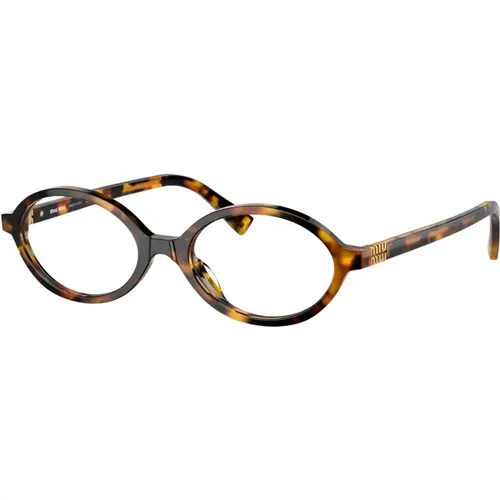 Honey Havana Eyewear Frames , unisex, Sizes: 50 MM - Miu Miu - Modalova