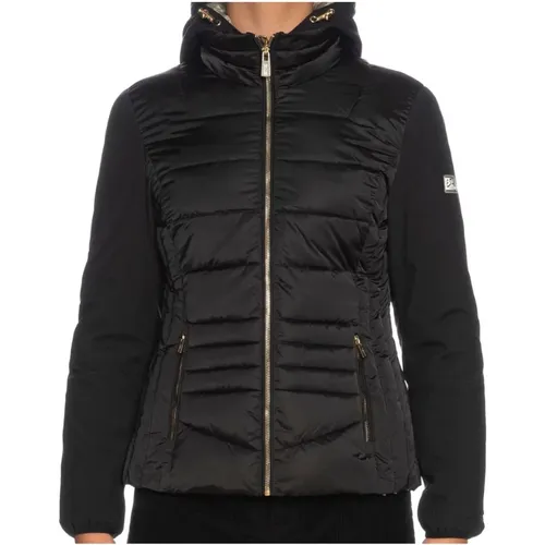 Short Shiny Puffer Jacket for Women , female, Sizes: M - YES ZEE - Modalova