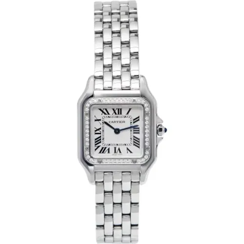 Pre-owned Stainless Steel watches , female, Sizes: ONE SIZE - Cartier Vintage - Modalova