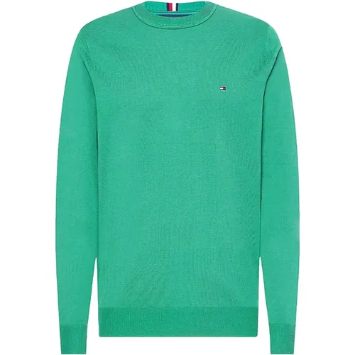 Classic Cotton Blend Sweater , male, Sizes: 2XL, XL - Tommy Hilfiger - Modalova