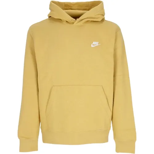 Club Fleece Hoodie Long Sleeve Sweatshirt , male, Sizes: L, XL, M, XS, 2XL - Nike - Modalova