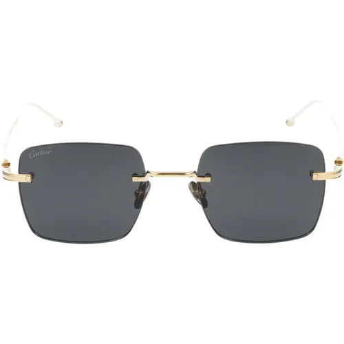 Sunglasses , male, Sizes: 52 MM - Cartier - Modalova