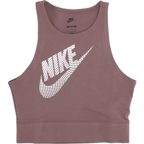 Plum Eclipse Ärmelloses Top , Damen, Größe: L - Nike - Modalova